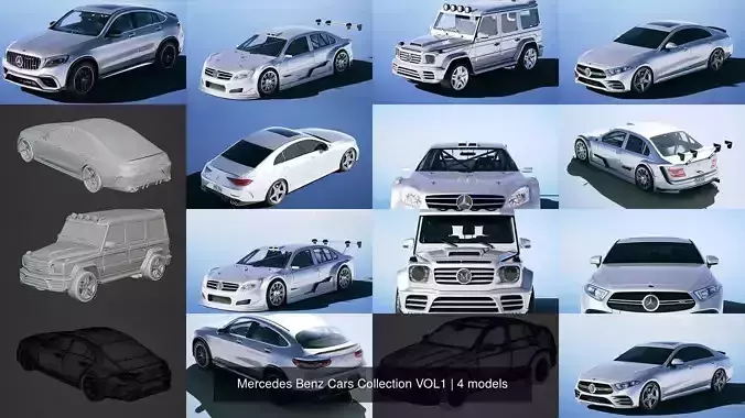 Mercedes Benz Cars Collection VOL1