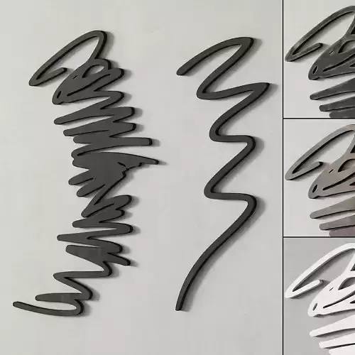 274 decorative wall art 06 wall ink sculptures Bernard Venet P02