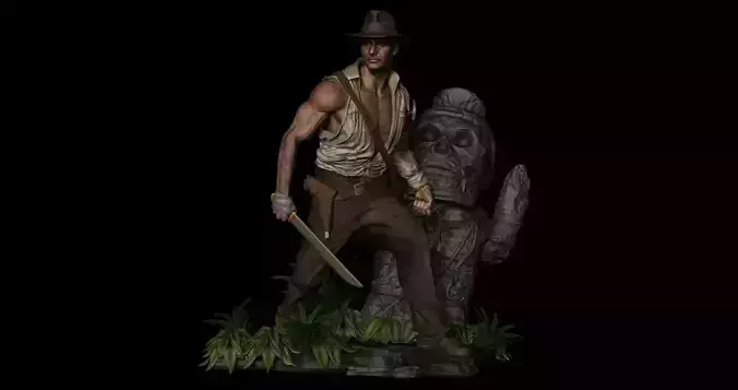 Indiana Jones 3D print model