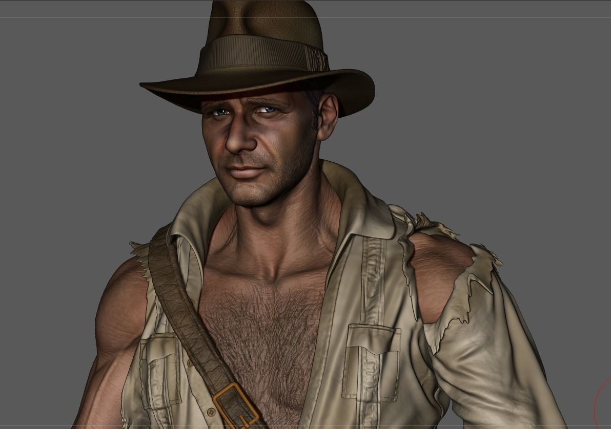 Indiana Jones 3D print model_3