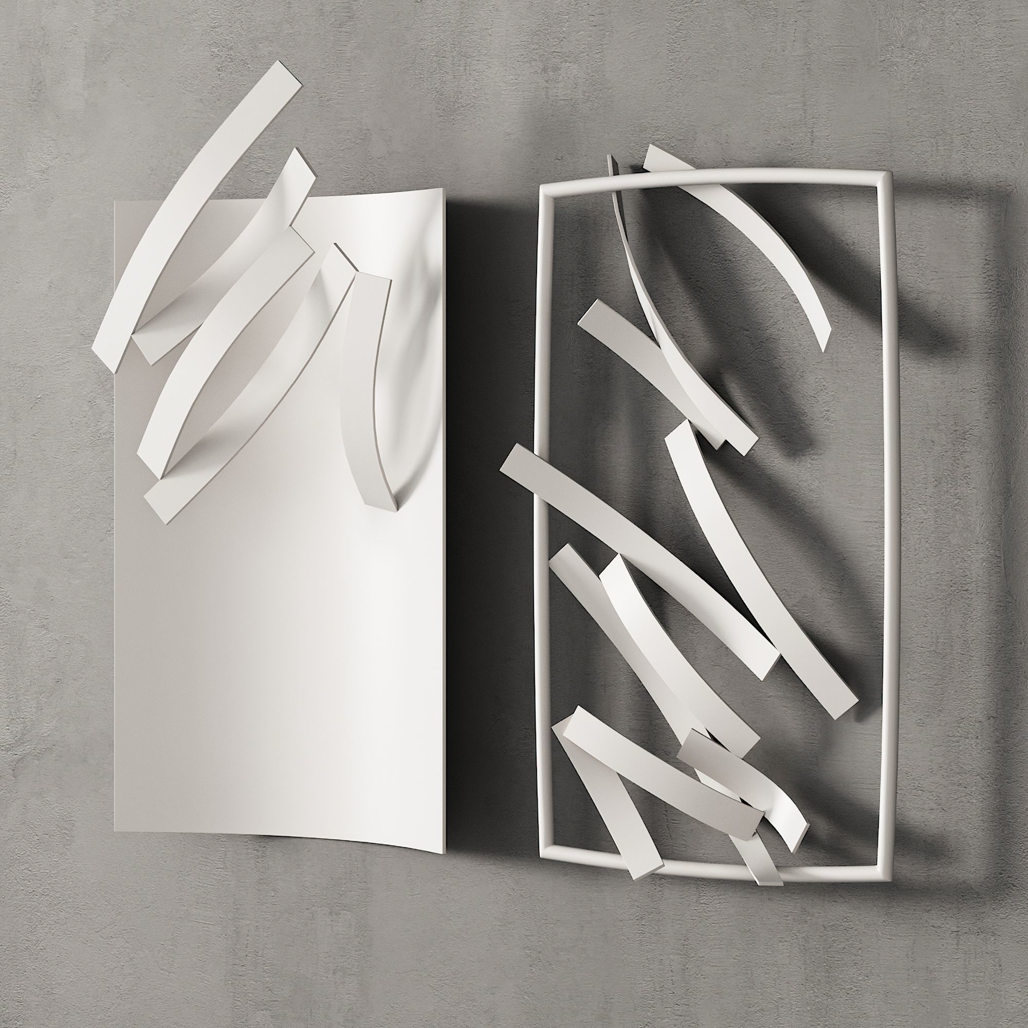 276 decorative wall art 08 artworks by Roberto Alamagno P01 3D model_5