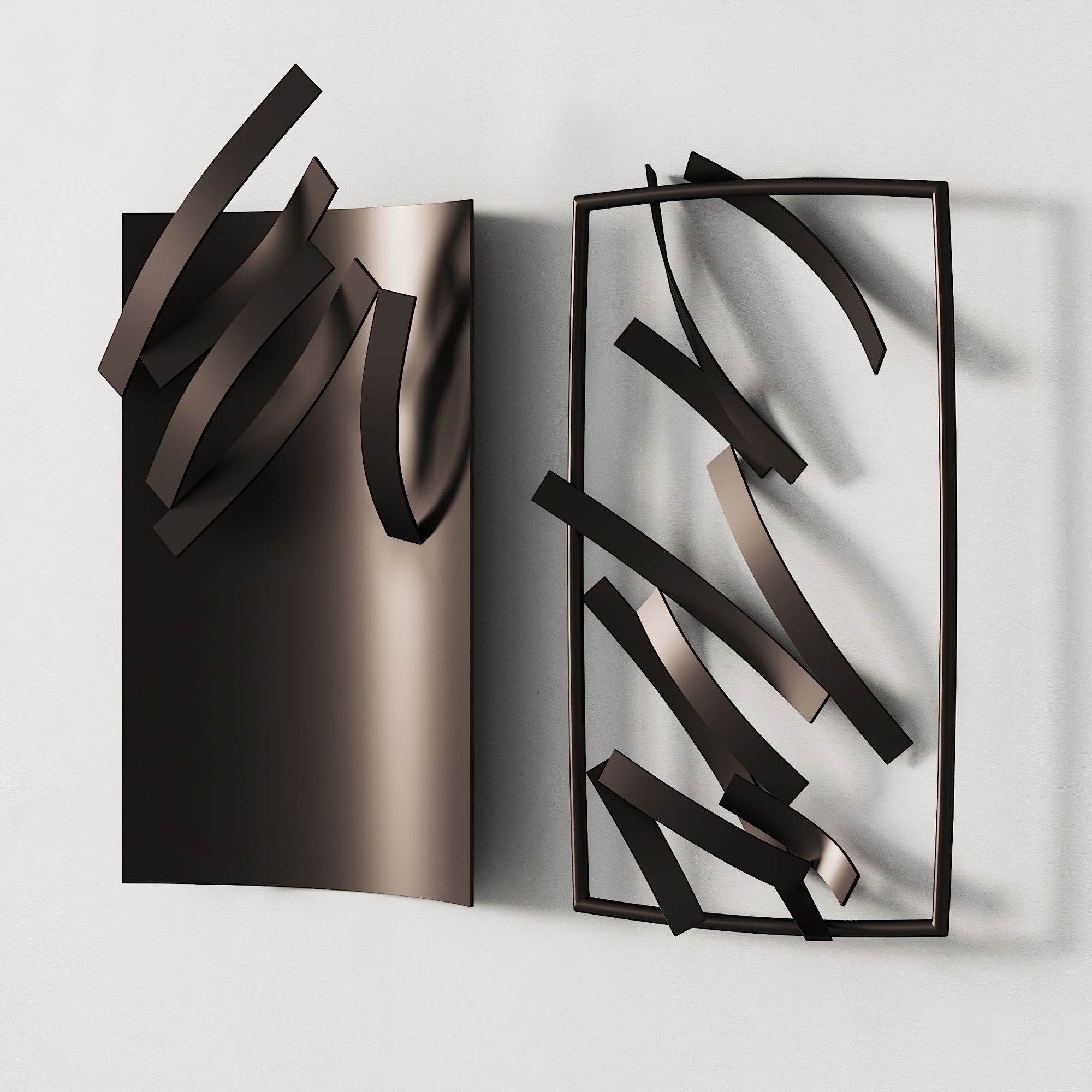 276 decorative wall art 08 artworks by Roberto Alamagno P01 3D model_3