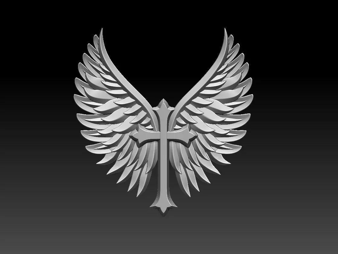 cross 3D print model_0