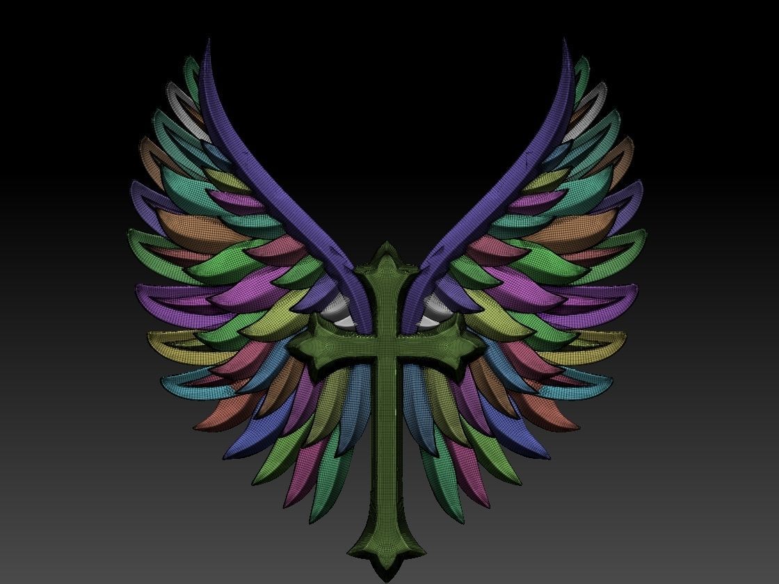 cross 3D print model_11