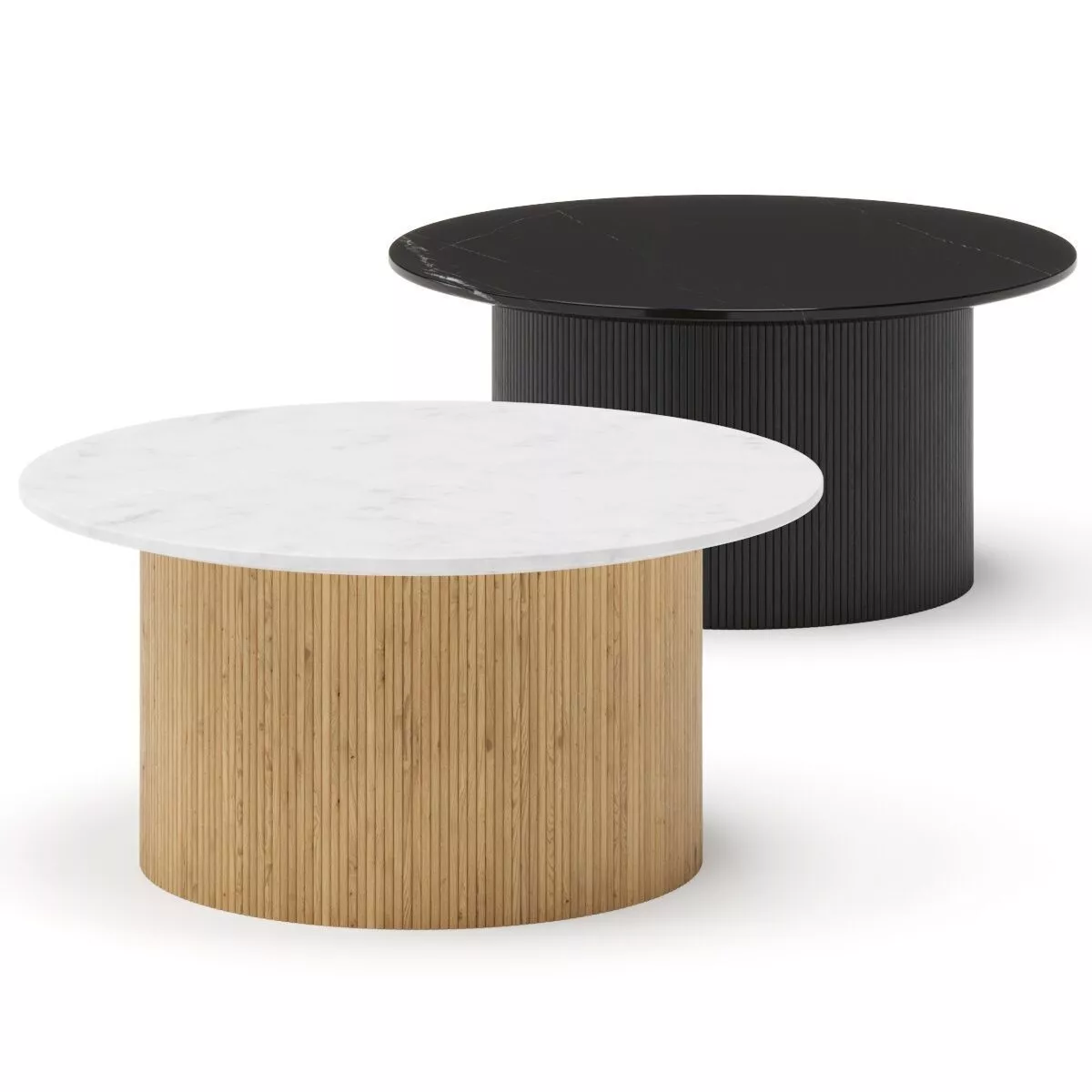 West Elm Ellington Round Coffee Table 3D model