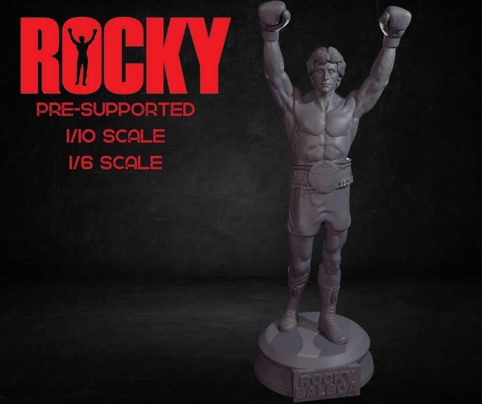 Rocky Balboa 3D print model_1
