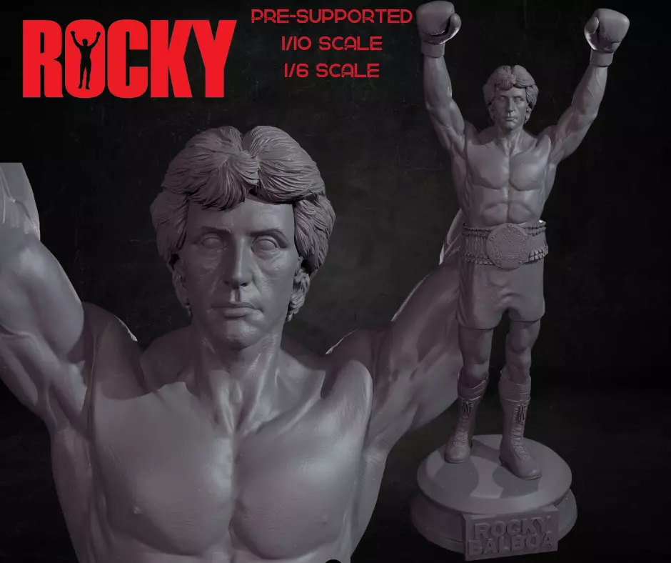 Rocky Balboa 3D print model_0