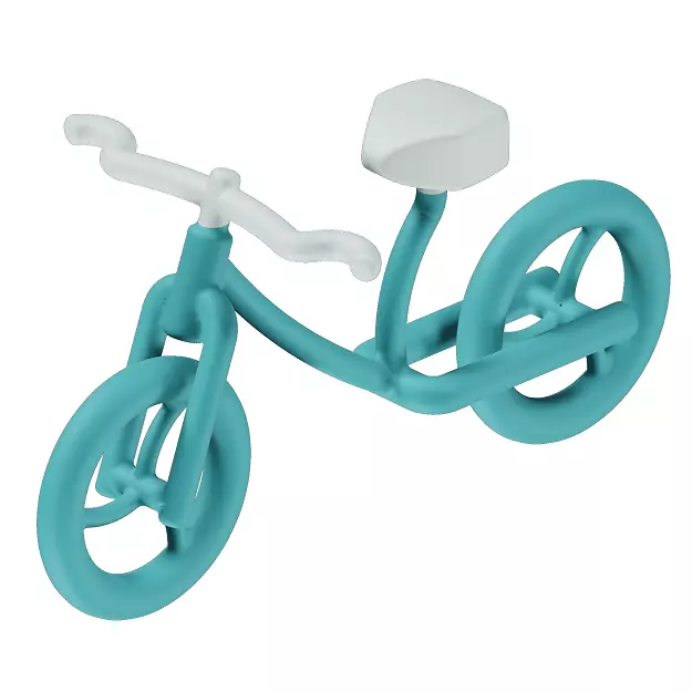 Baby Bicylce Toy 3D model_0