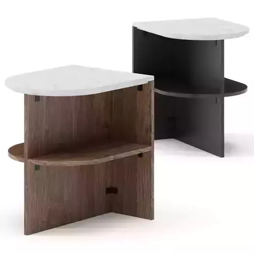 West Elm Kylee Side Table 3D model