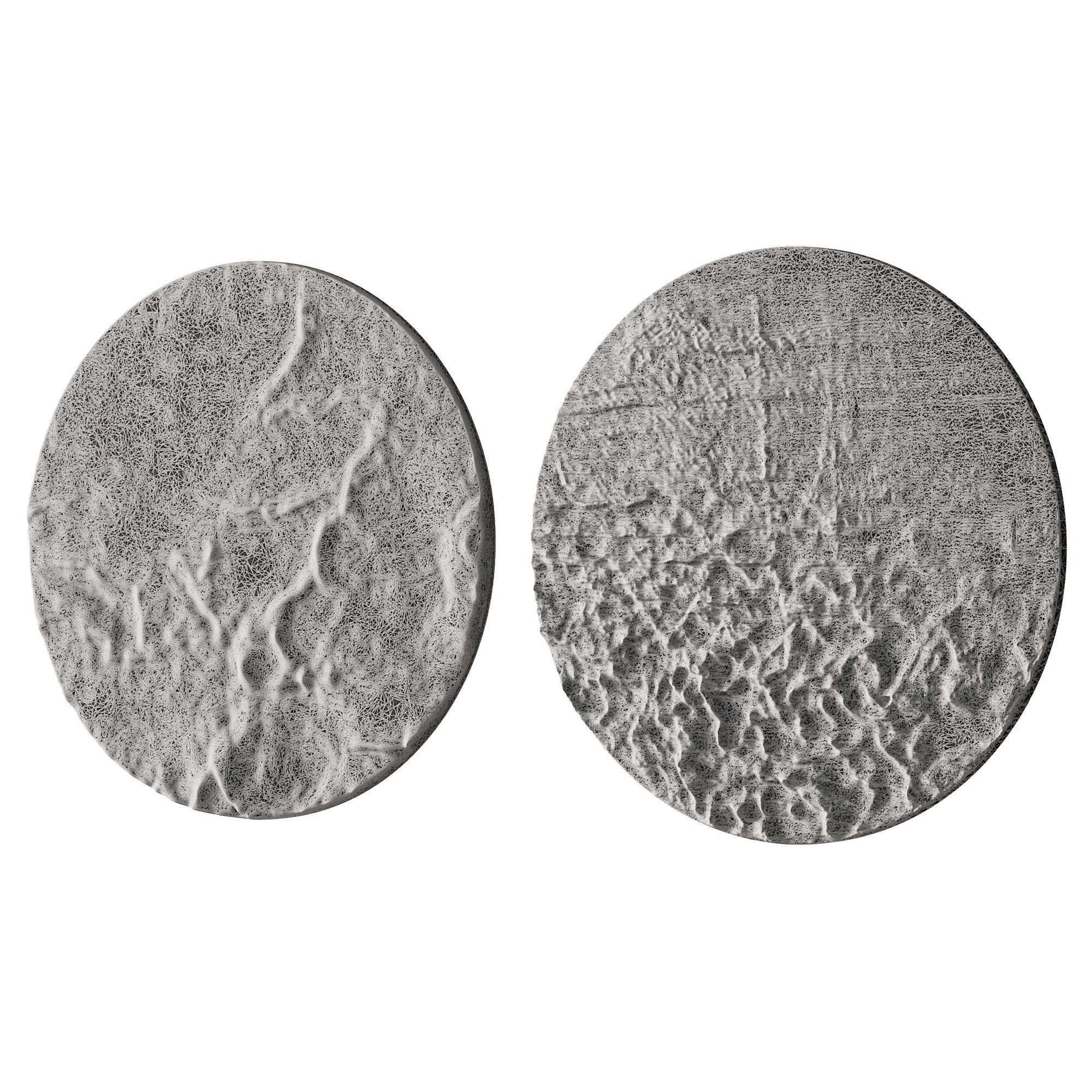 279 decorative wall art 11 round artworks P02 3D model_8