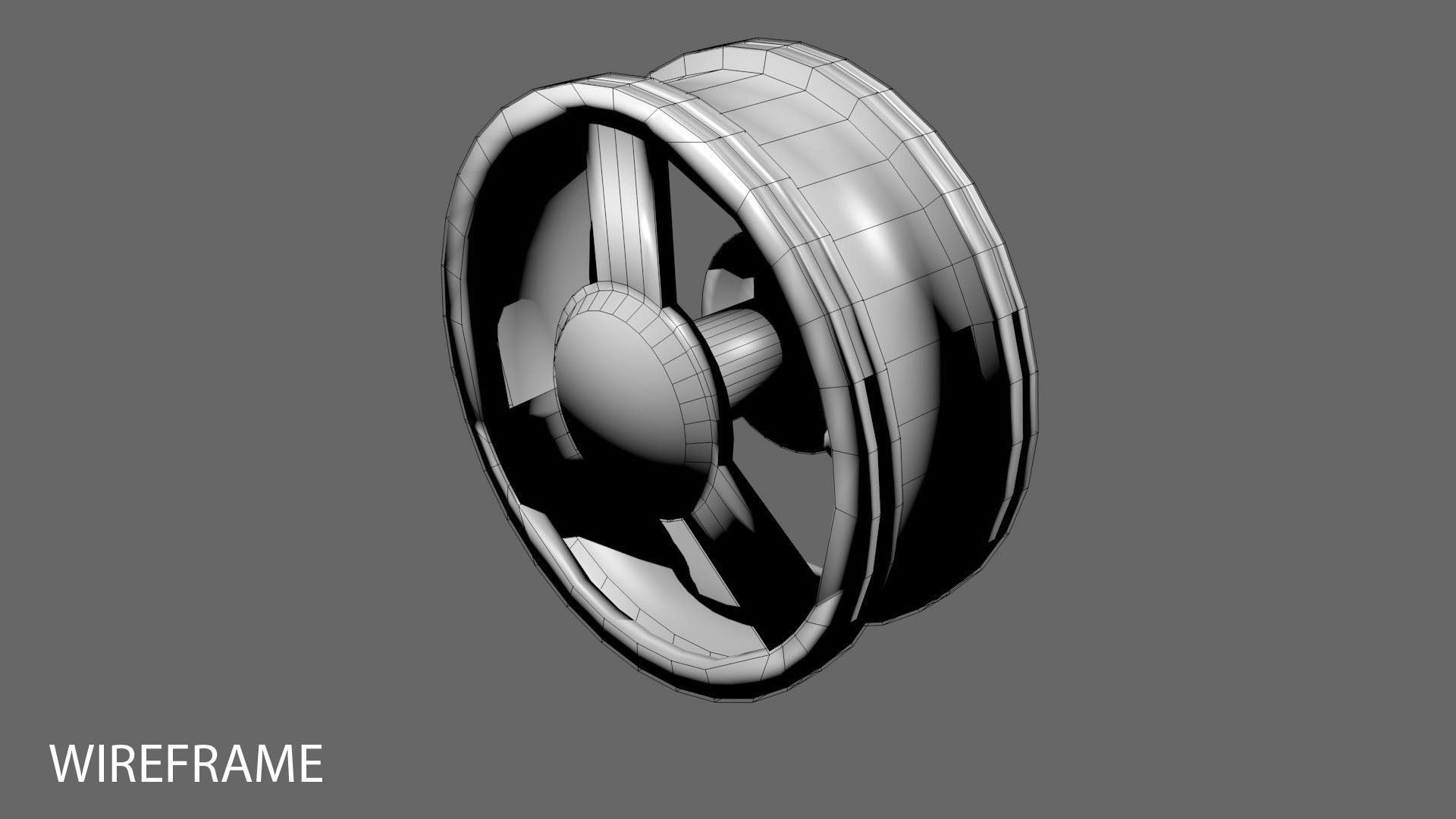 Wheel Rim 6 3D model_3