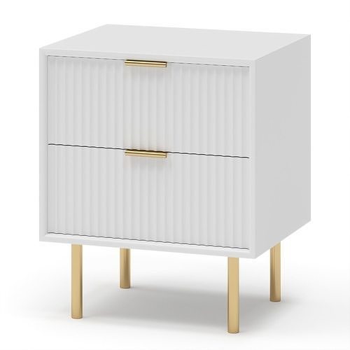 West Elm Quinn Closed Nightstand Bedside Table 3D model CGTrader