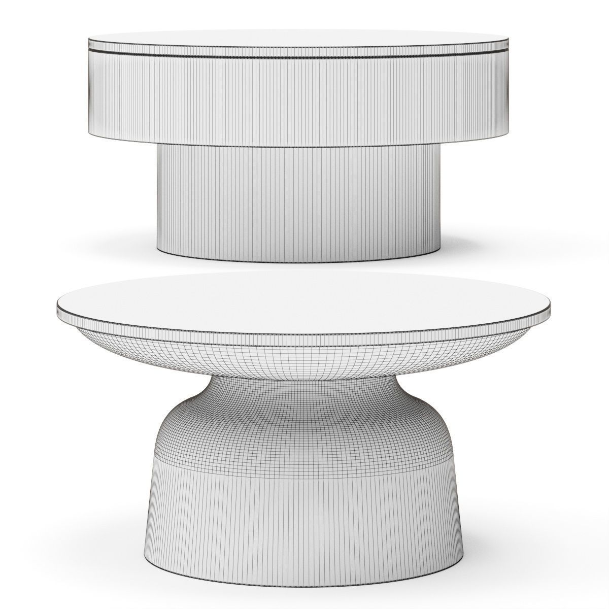 ALLMODERN Kanto and Gale Coffee Table 3D model_2