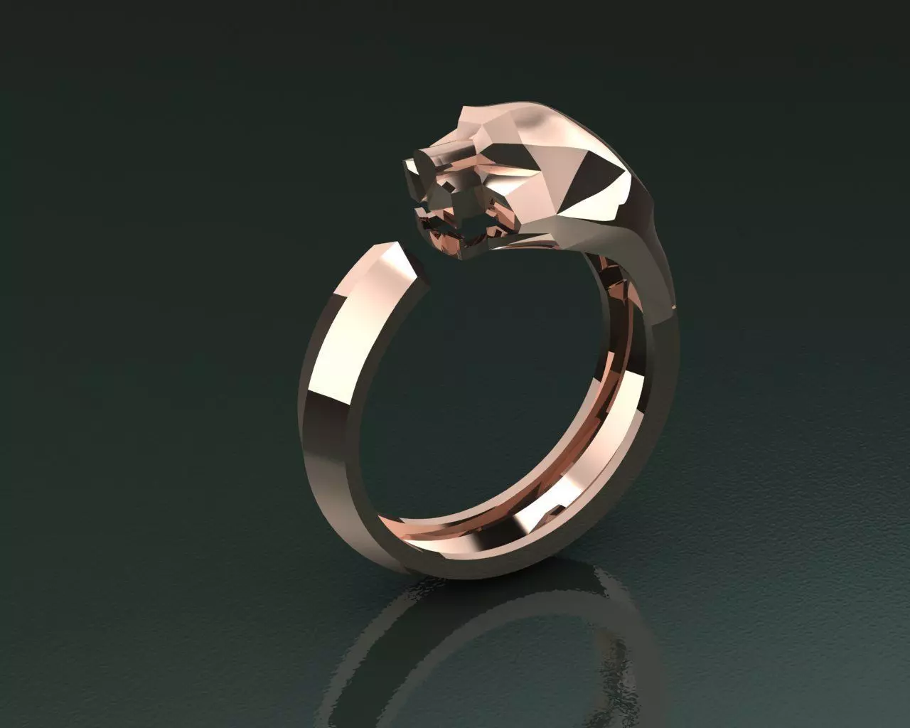 Ring Tiger 3D print model_0