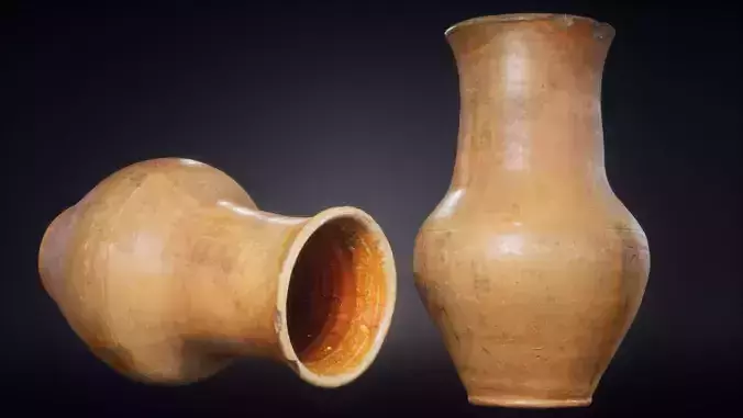 Old clay jug
