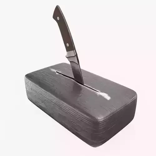 Knife with Drug Package Game Ready