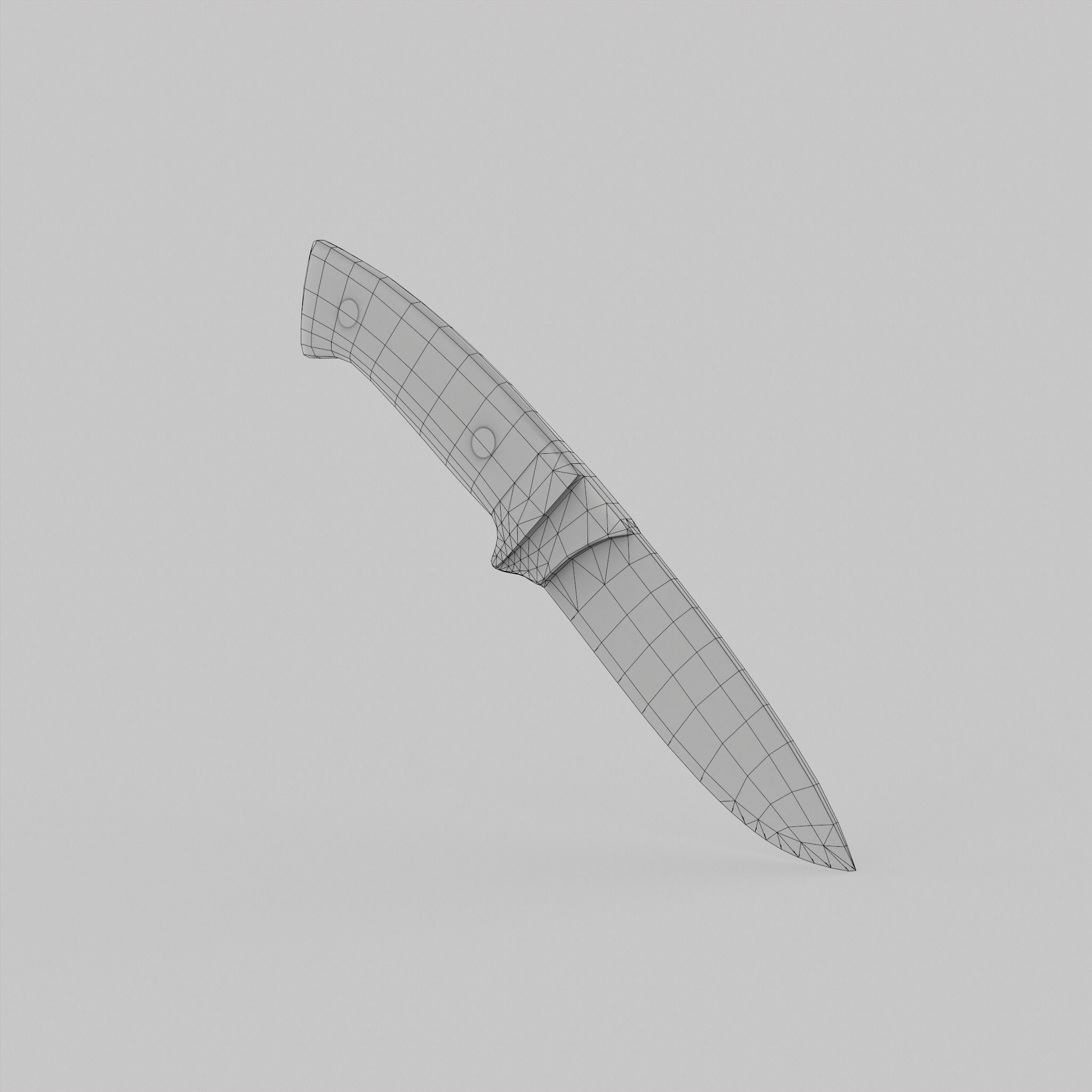 Knife with Drug Package Game Ready Low-poly 3D model_8