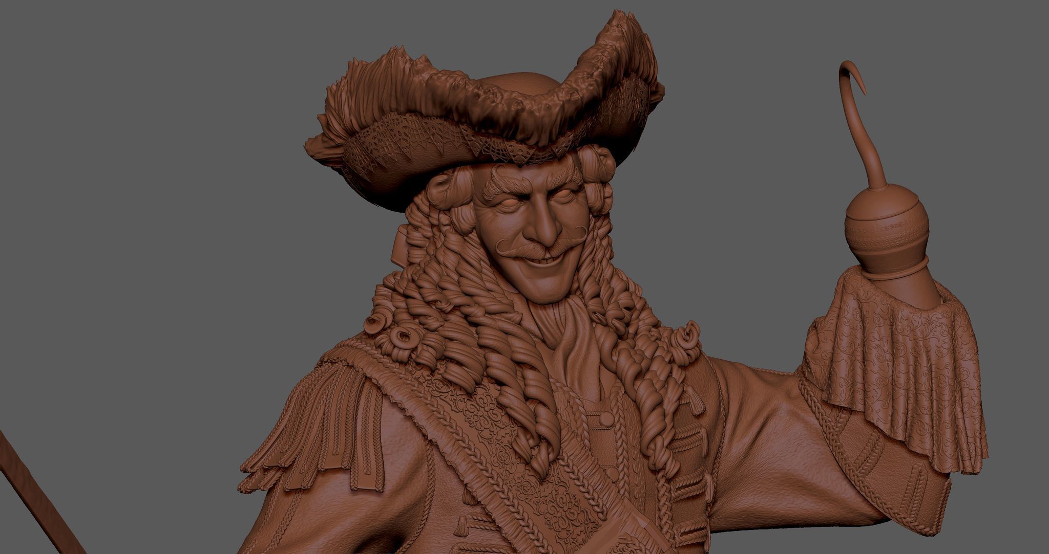 Hook Diorama 3D print model_8