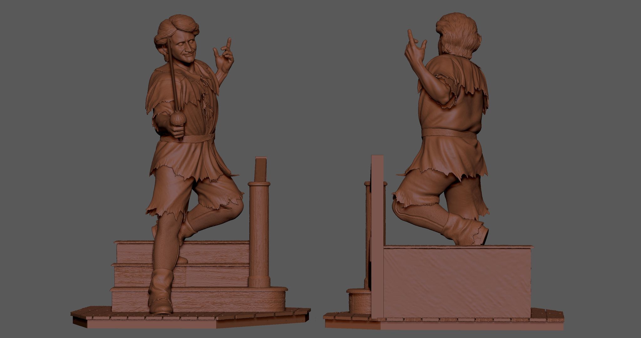 Hook Diorama 3D print model_5