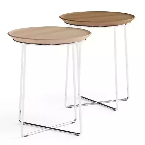 Kartell Al Wood Side Table by Philippe Starck Side Table