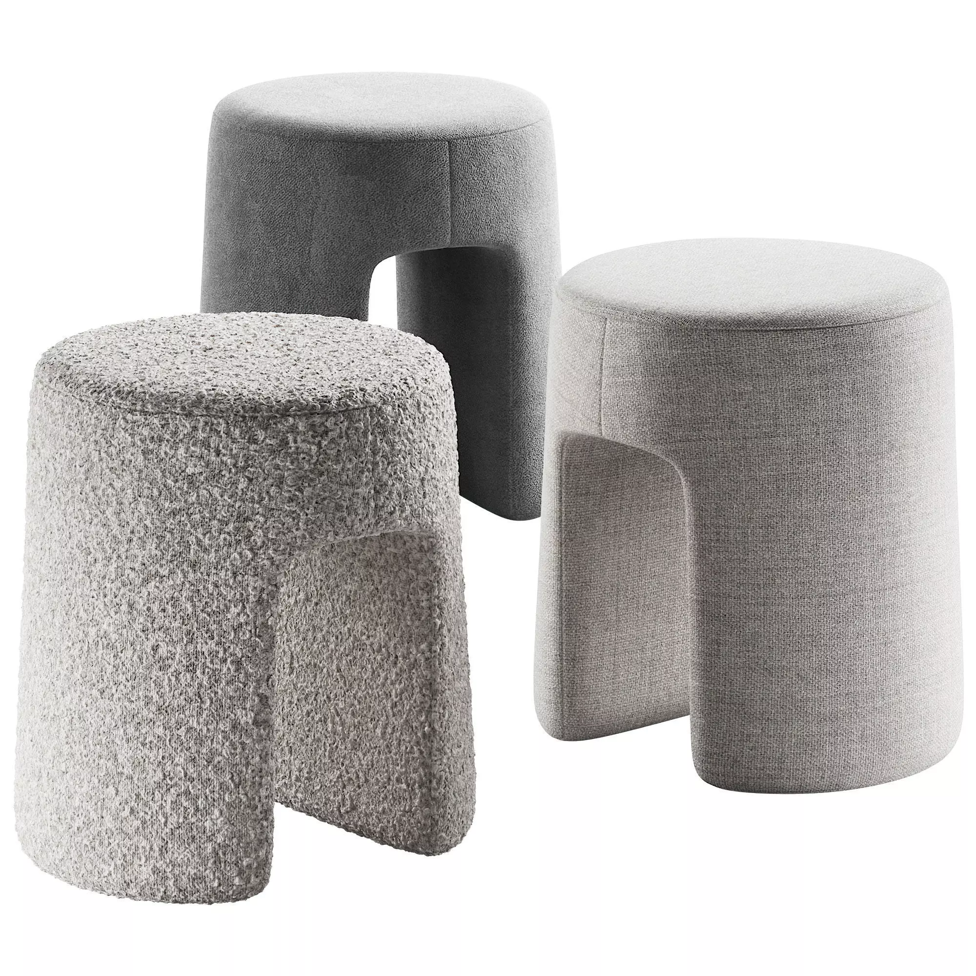 285 Fredericia Sequoia Pouf By Space Copenhagen 00 3D model_0