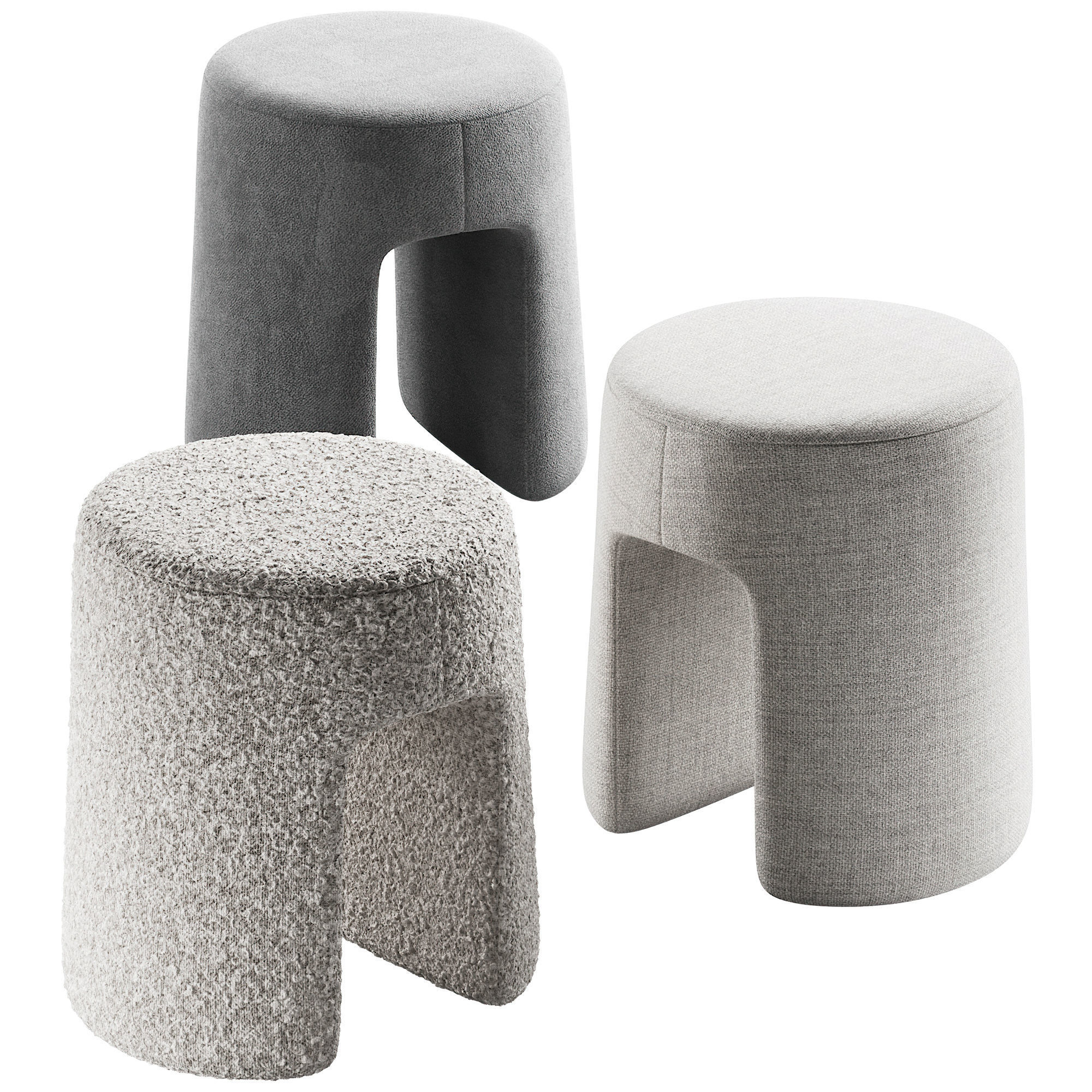 285 Fredericia Sequoia Pouf By Space Copenhagen 00 3D model_1