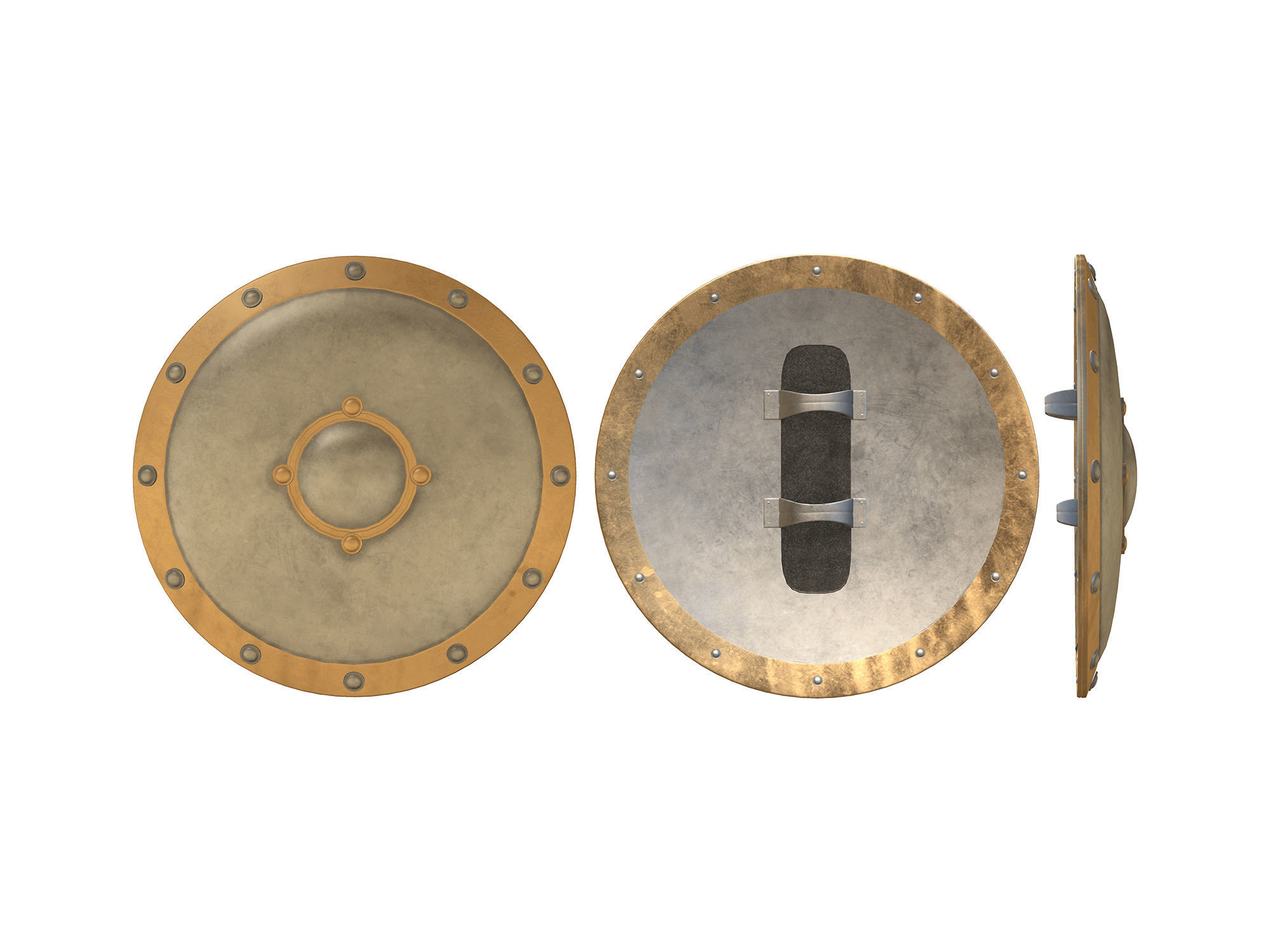 Roman Soldier Full Uniform Low-poly 3D model_9