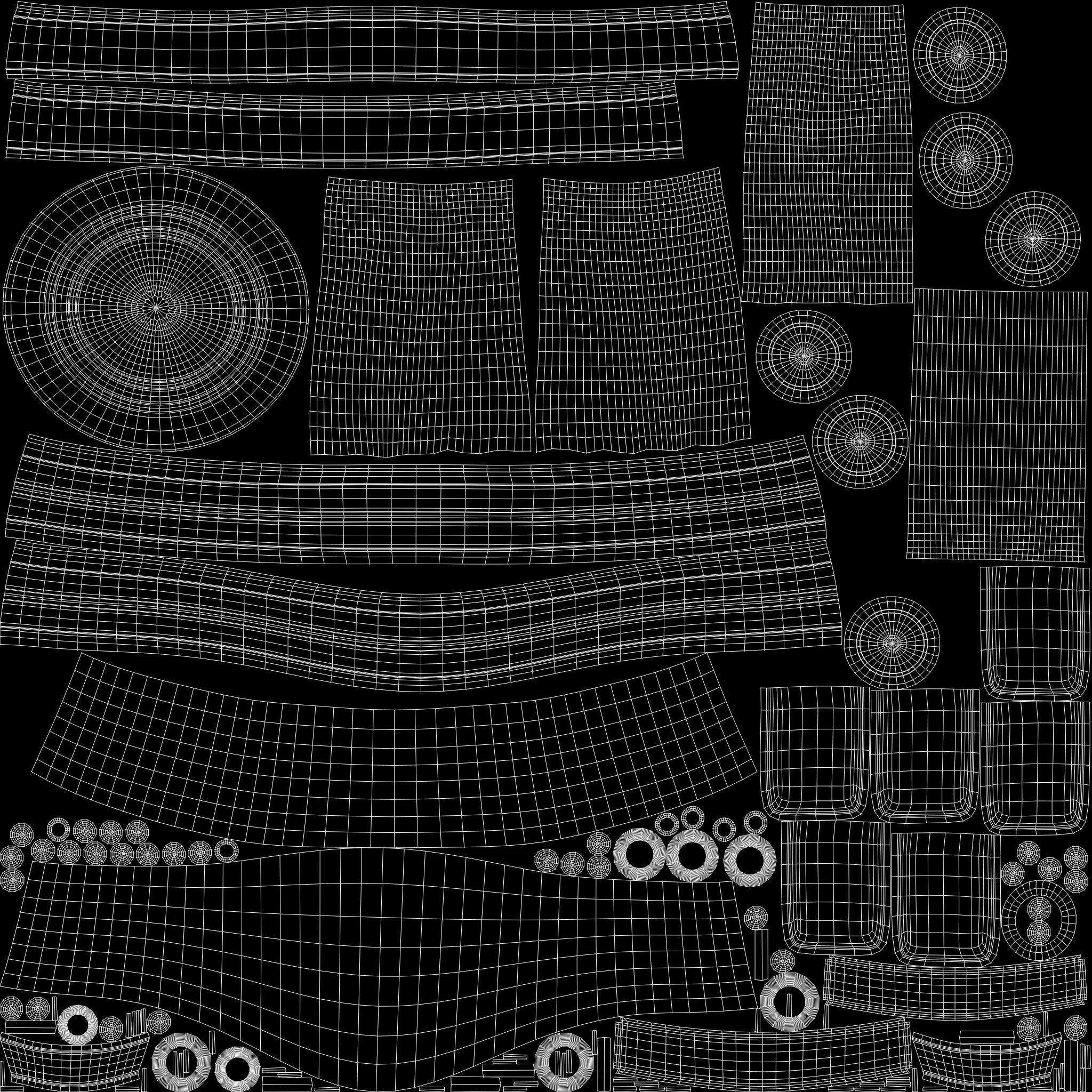 Roman Soldier Full Uniform Low-poly 3D model_25