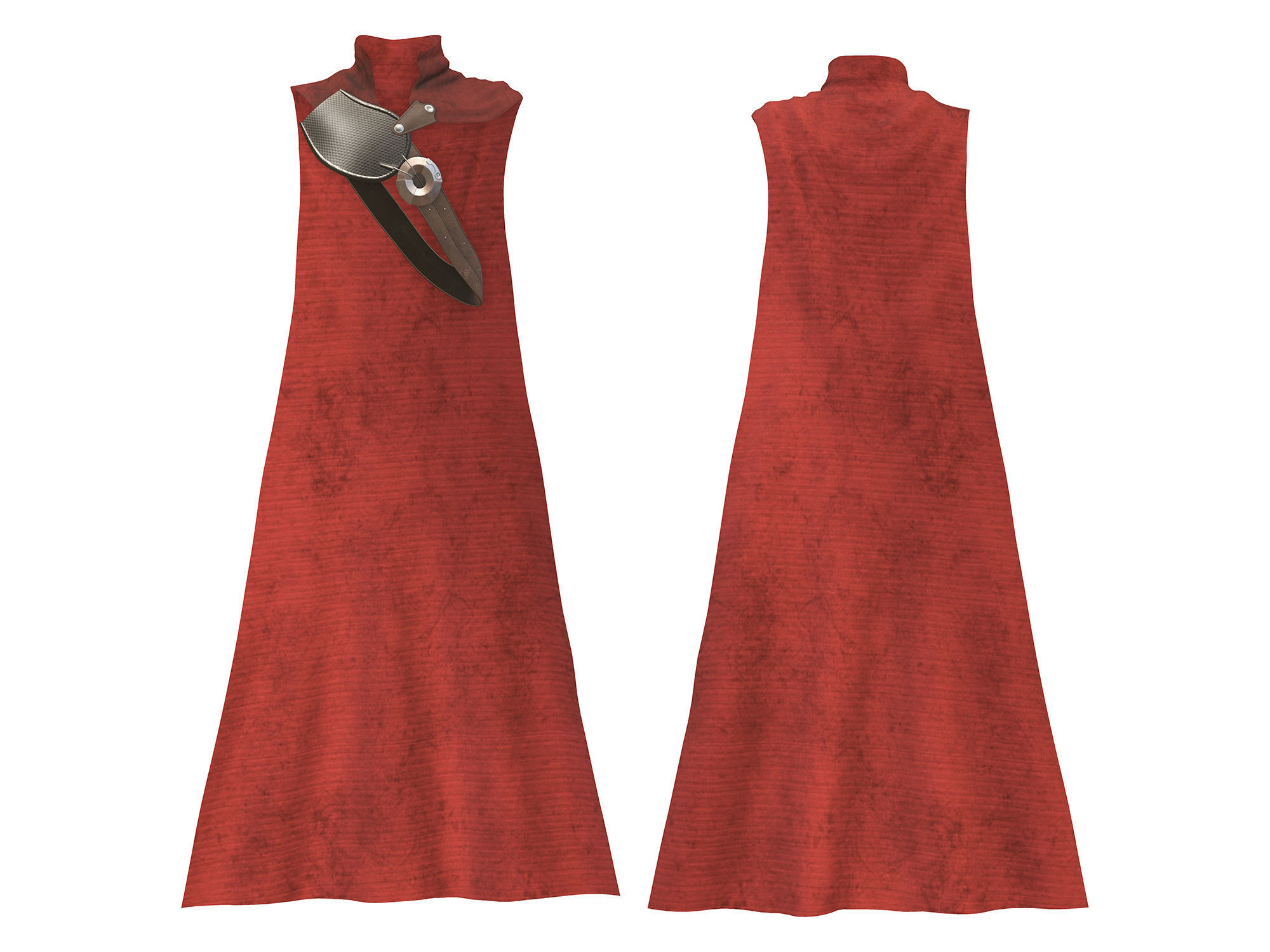 Roman Soldier Full Uniform Low-poly 3D model_3