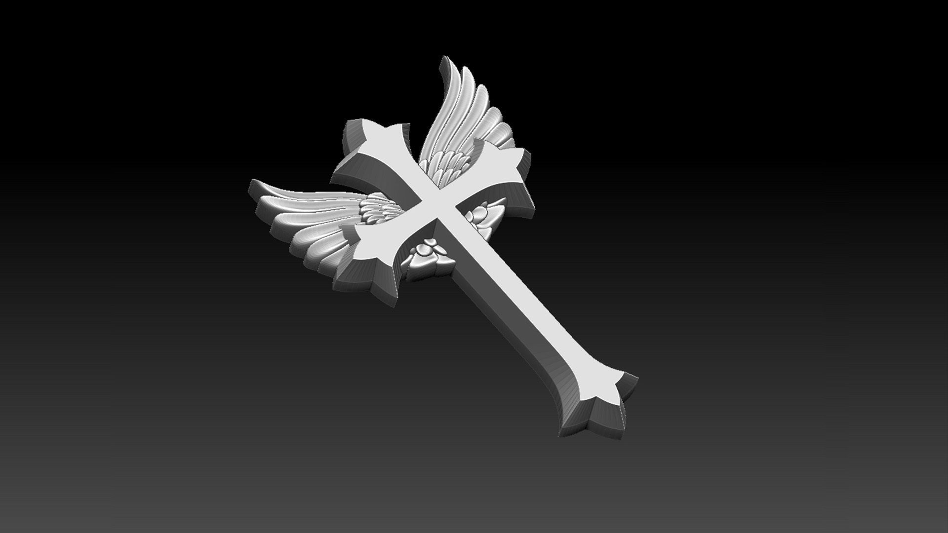 cross 3D print model_24
