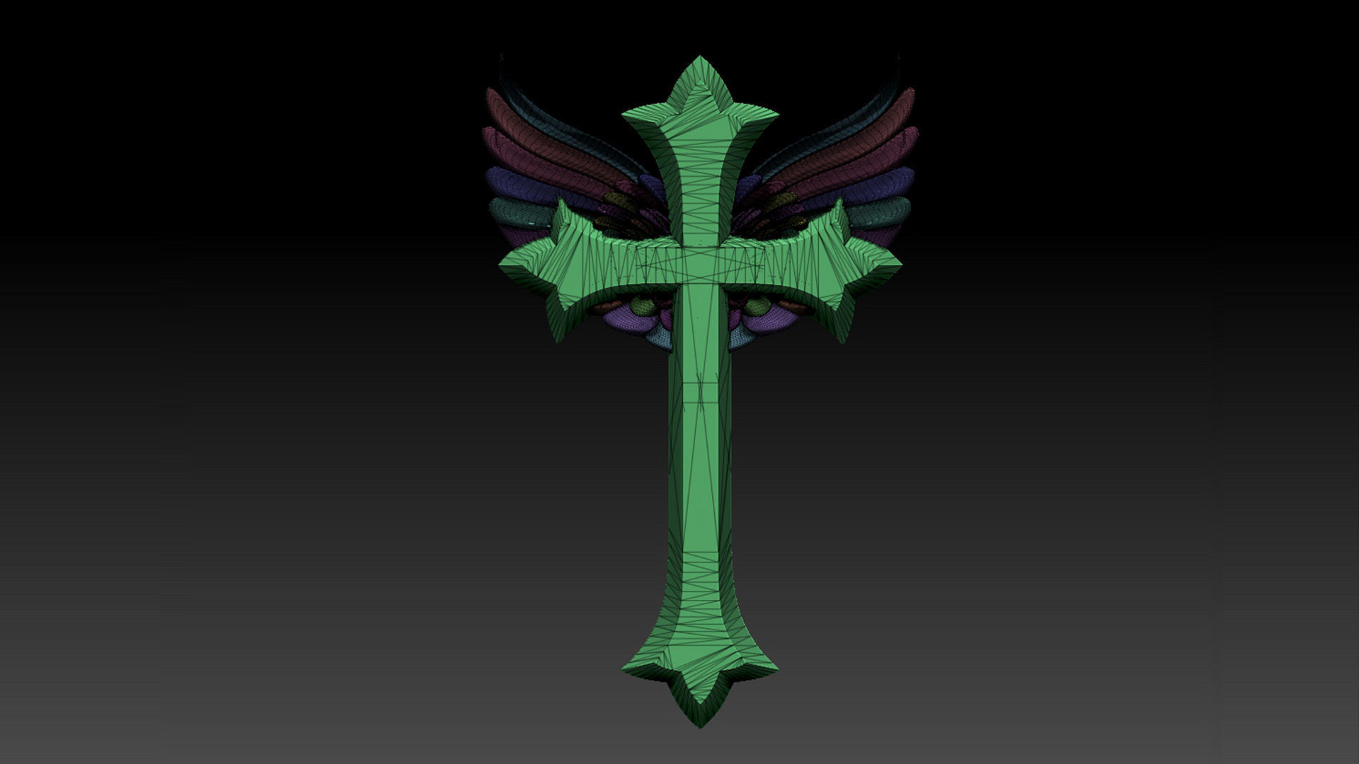 cross 3D print model_58