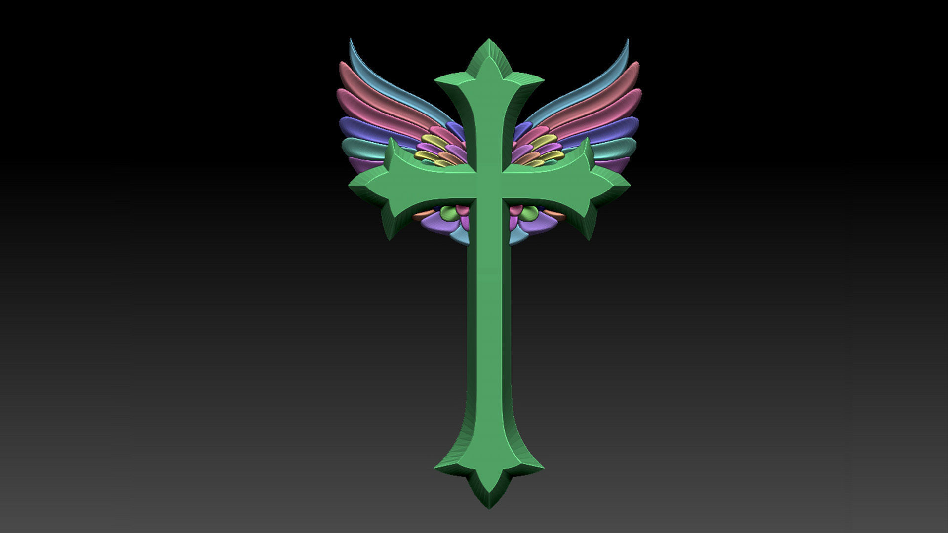 cross 3D print model_55