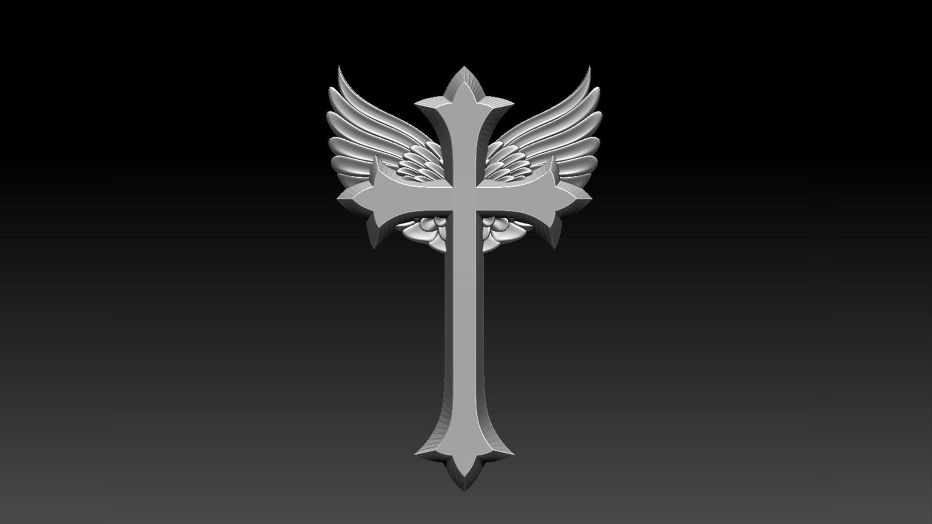 cross 3D print model_30