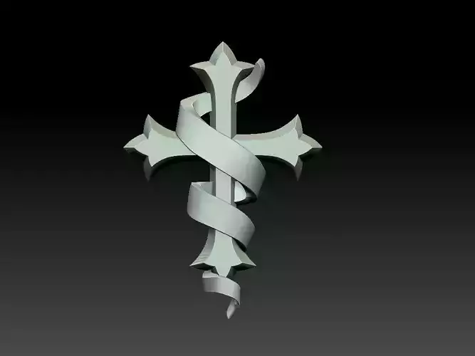 cross 3D print model