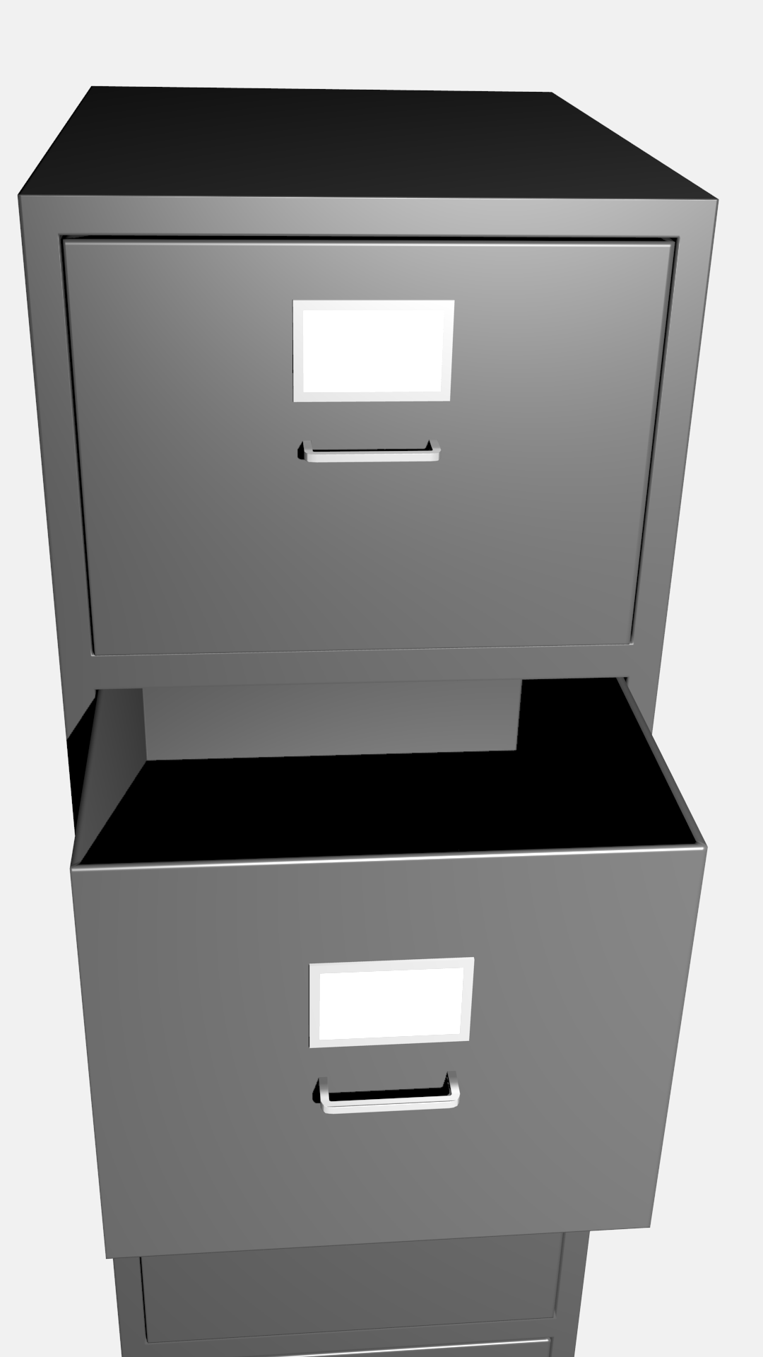 Filing cabinet 3D model_3