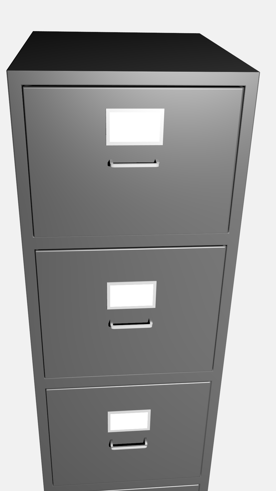 Filing cabinet 3D model_1