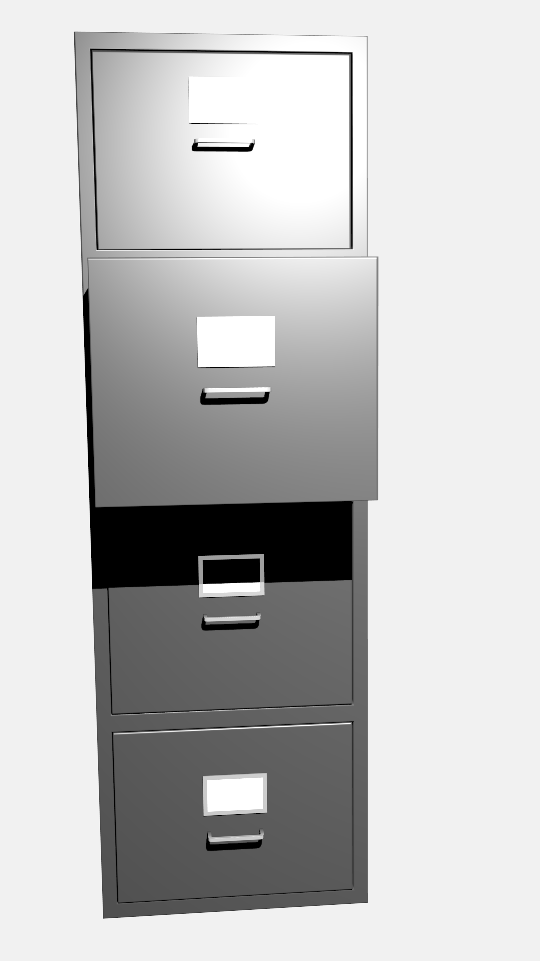 Filing cabinet 3D model_2