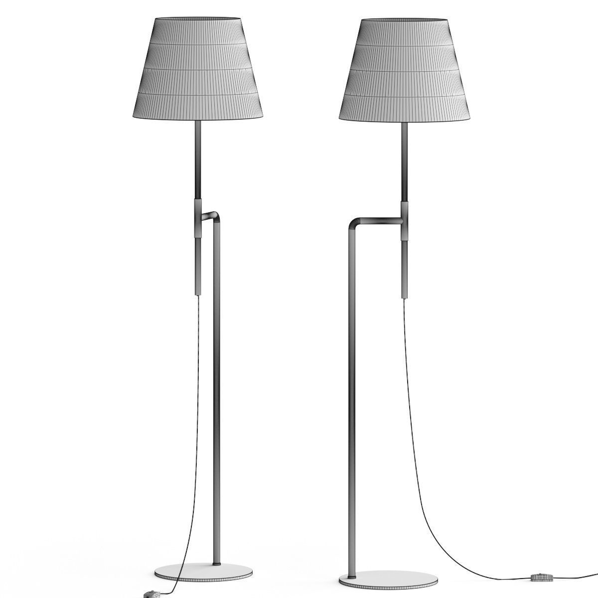 CB2 Suki Floor Lamp 3D model_1