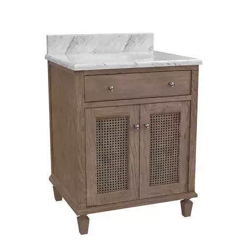 POTTERY BARN - Sausalito 26 inch Single Sink Vanity 3D MODEL