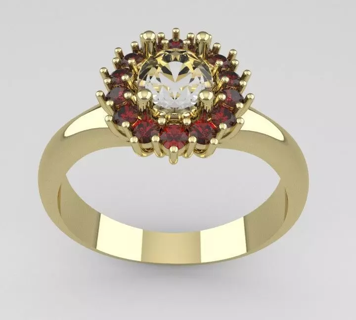 Anillo Ladi Di talla 10 9 gramos 3D print model