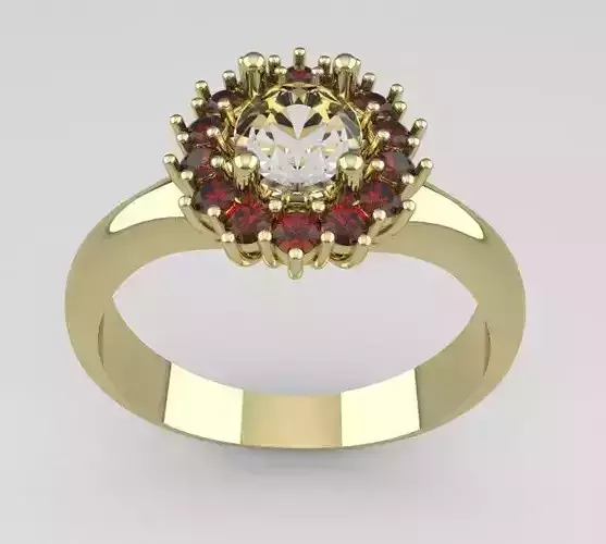 Anillo Ladi Di talla 10 9 gramos