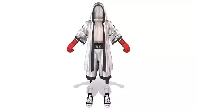 Mens Full Boxing Costume Uniform Wear