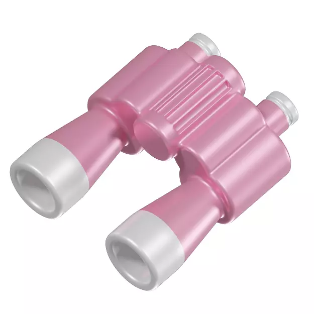 Baby Binocular Toy 3D model_0