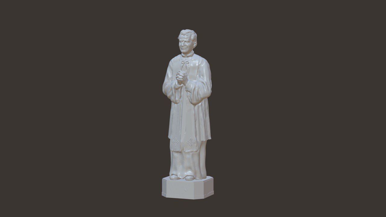 Saint John Bosco Esculpture - Don Bosco 3D print model_6