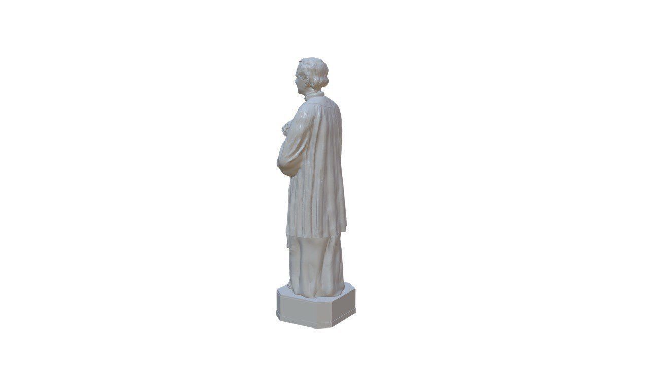 Saint John Bosco Esculpture - Don Bosco 3D print model_3