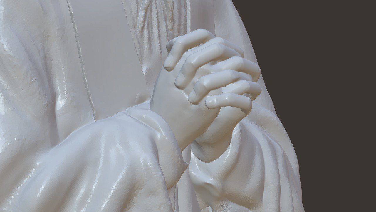 Saint John Bosco Esculpture - Don Bosco 3D print model_5