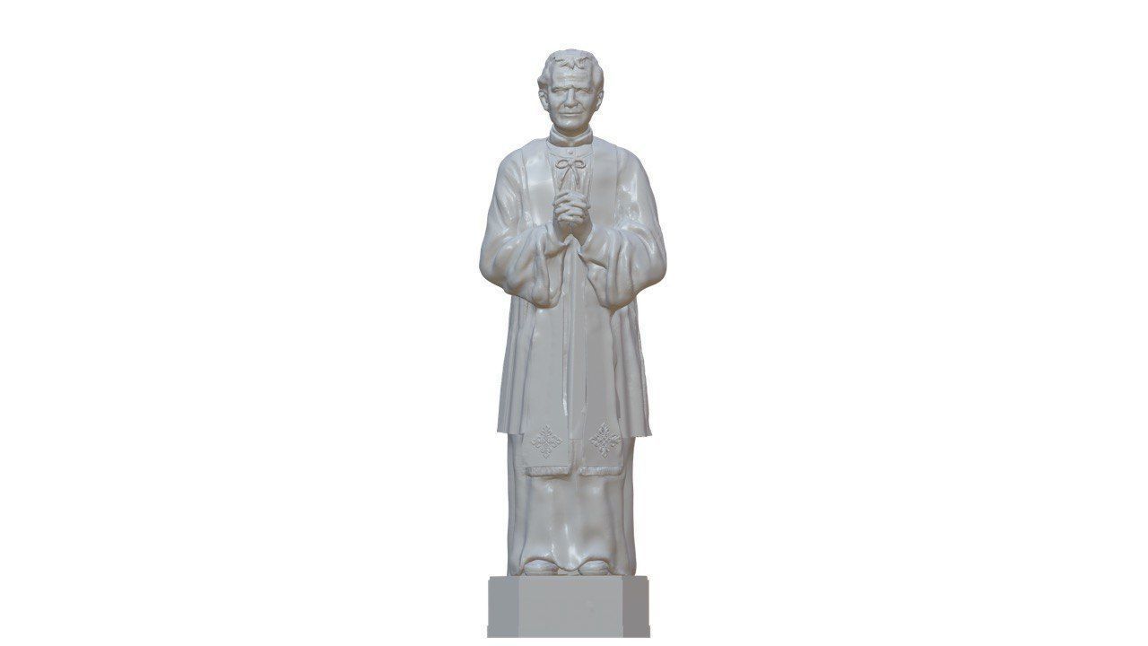 Saint John Bosco Esculpture - Don Bosco 3D print model_1