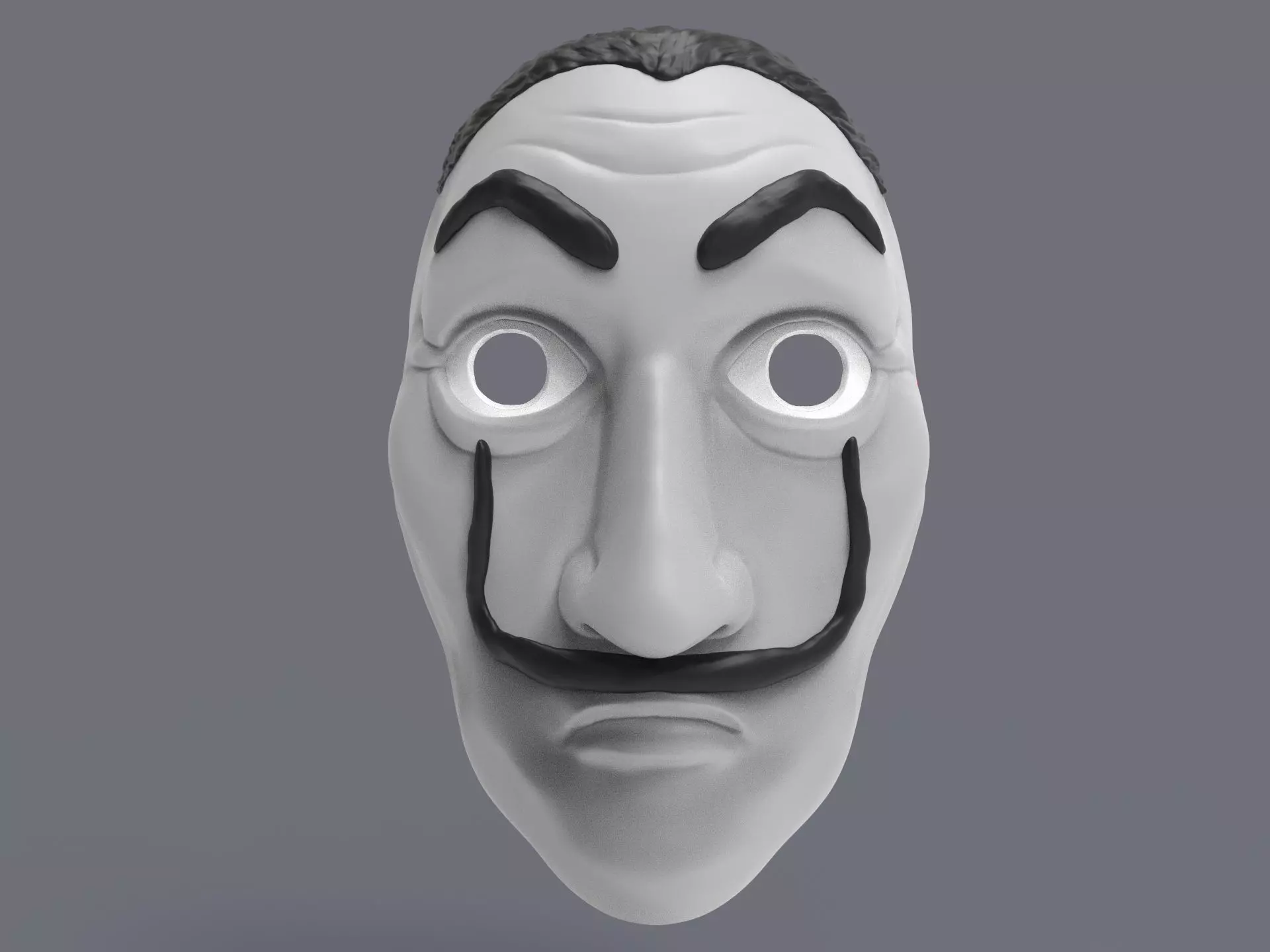Mask Salvador Dali La casa de papel 3D print model_0