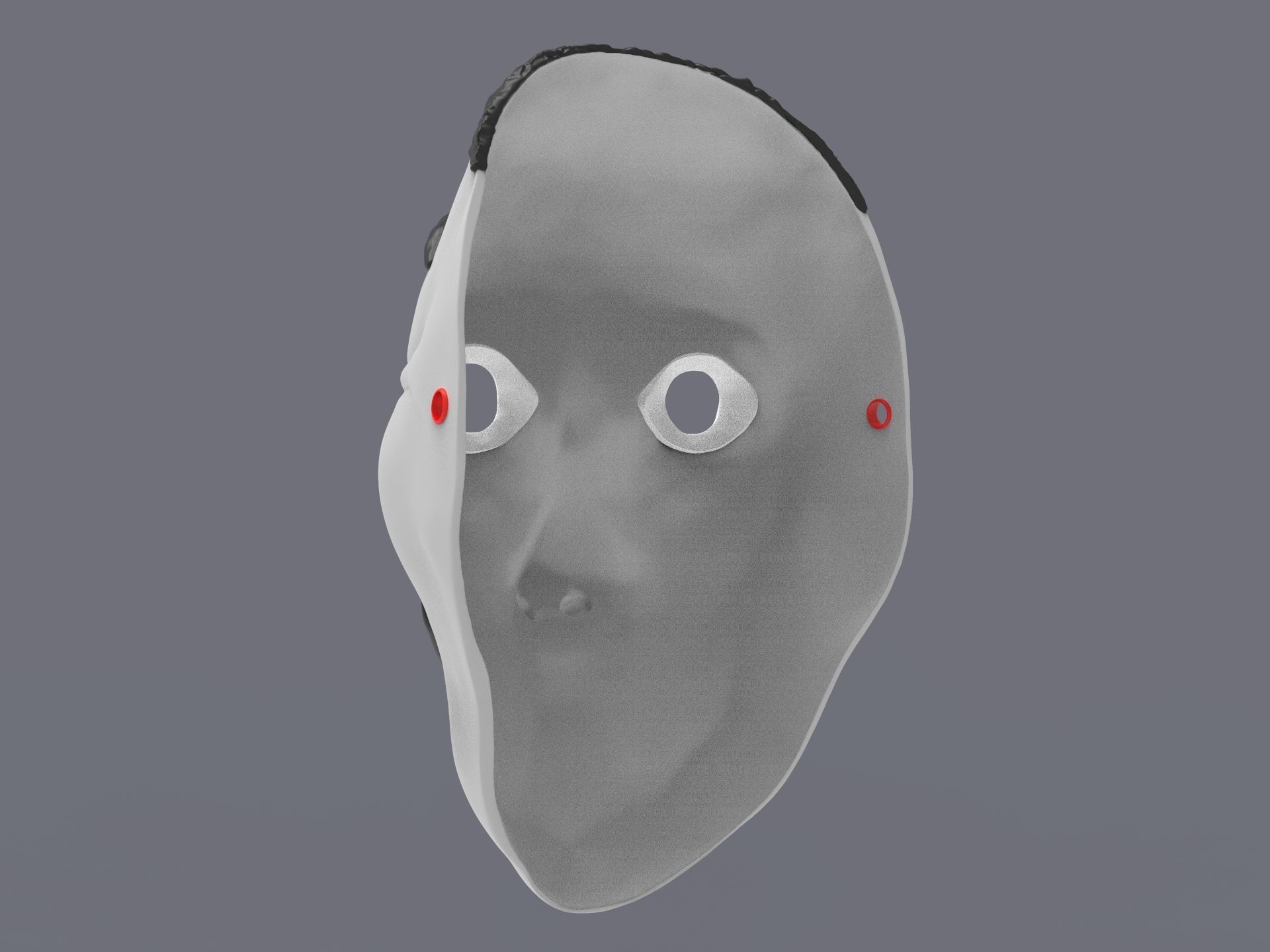 Mask Salvador Dali La casa de papel 3D print model_3