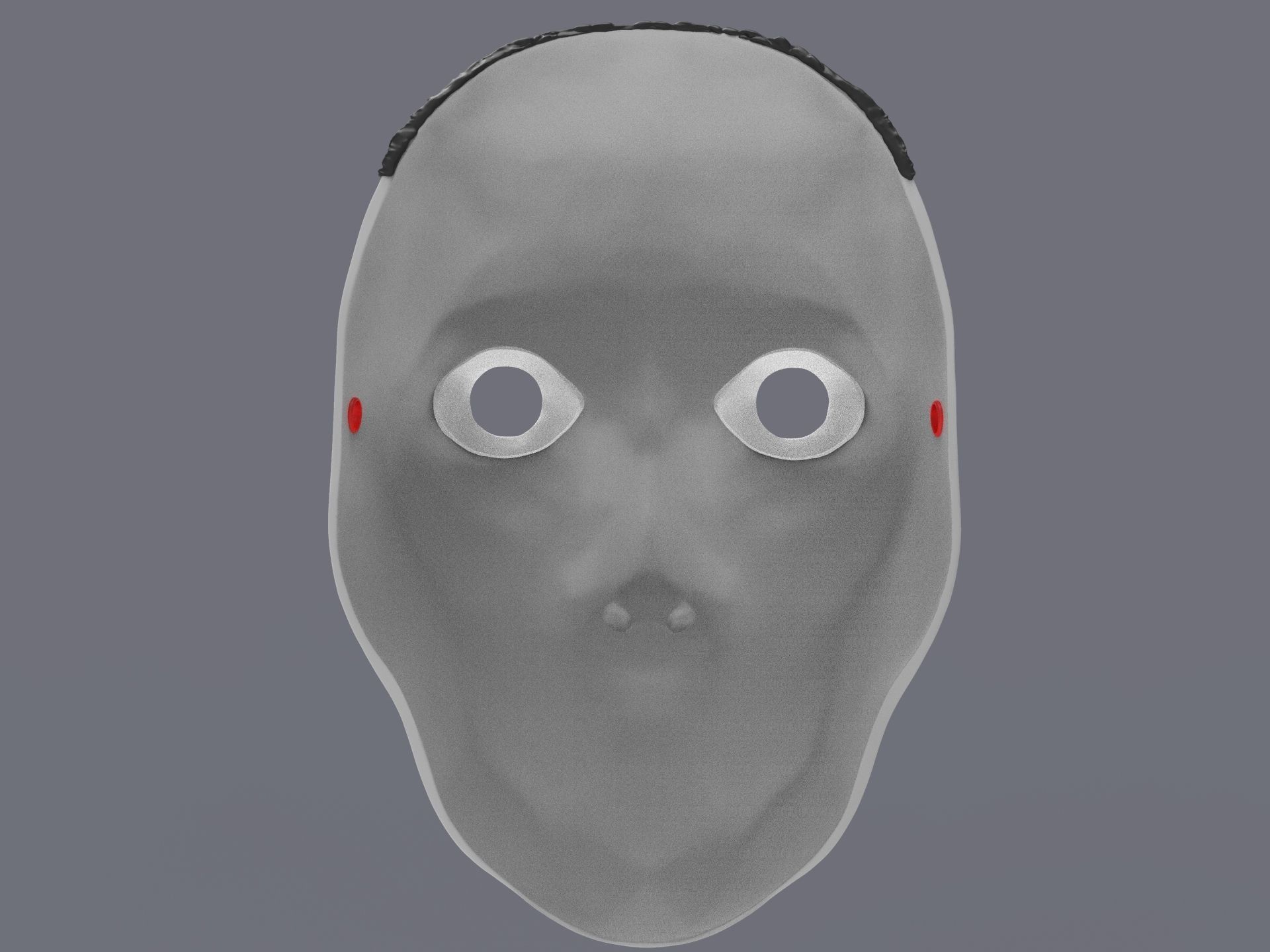 Mask Salvador Dali La casa de papel 3D print model_4